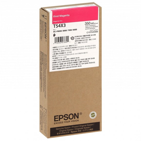 Epson Vivid Magenta N/C P-6/7/8/9000 350ml T54X300